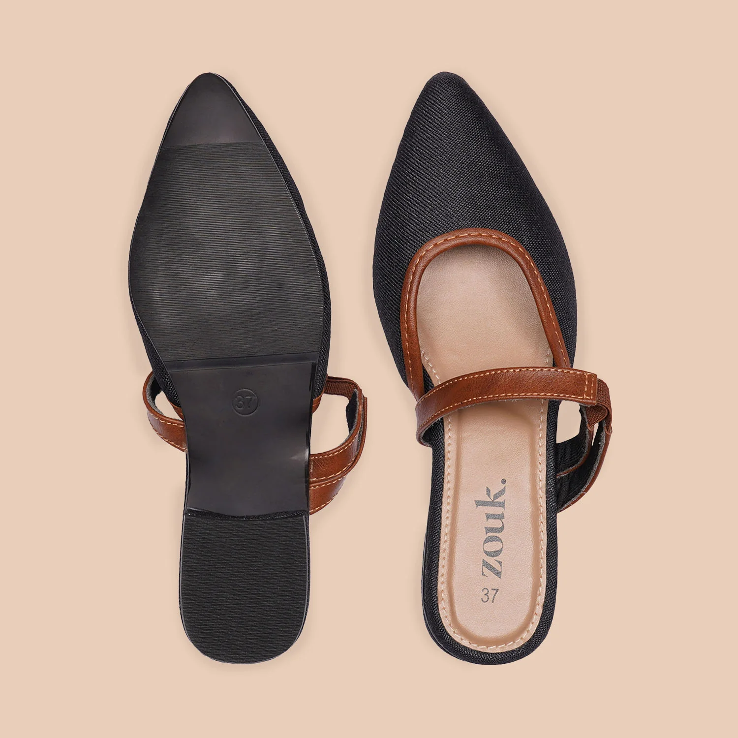 Jet Black Flexifit Mule - Image 2
