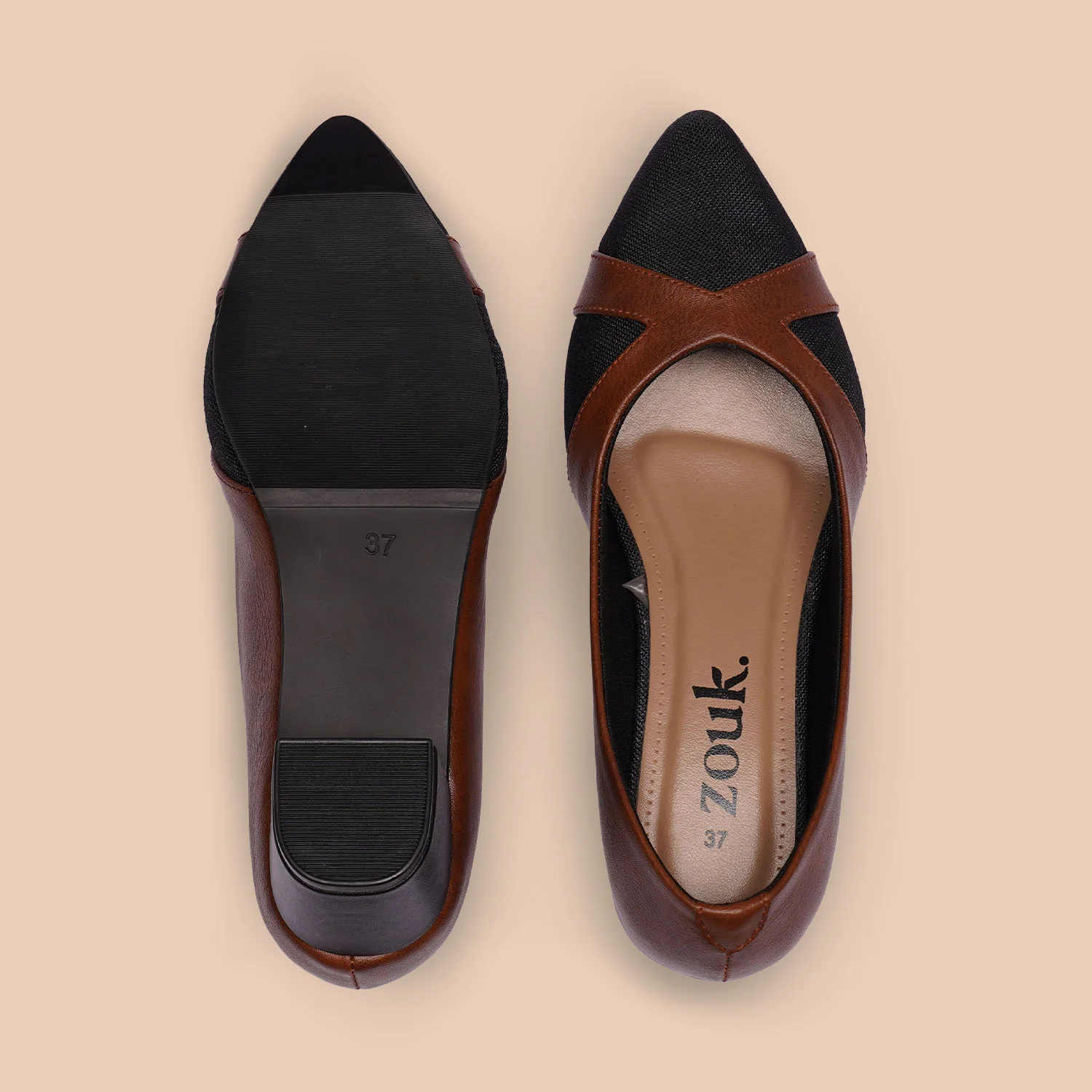 Jet Black Formal Block Heels - Image 2
