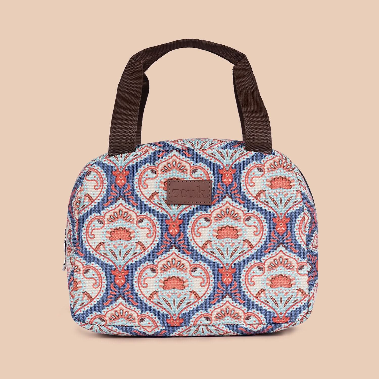 Jet Black & Kovil Blue - Laptop Bag & Lunch Bag Combo