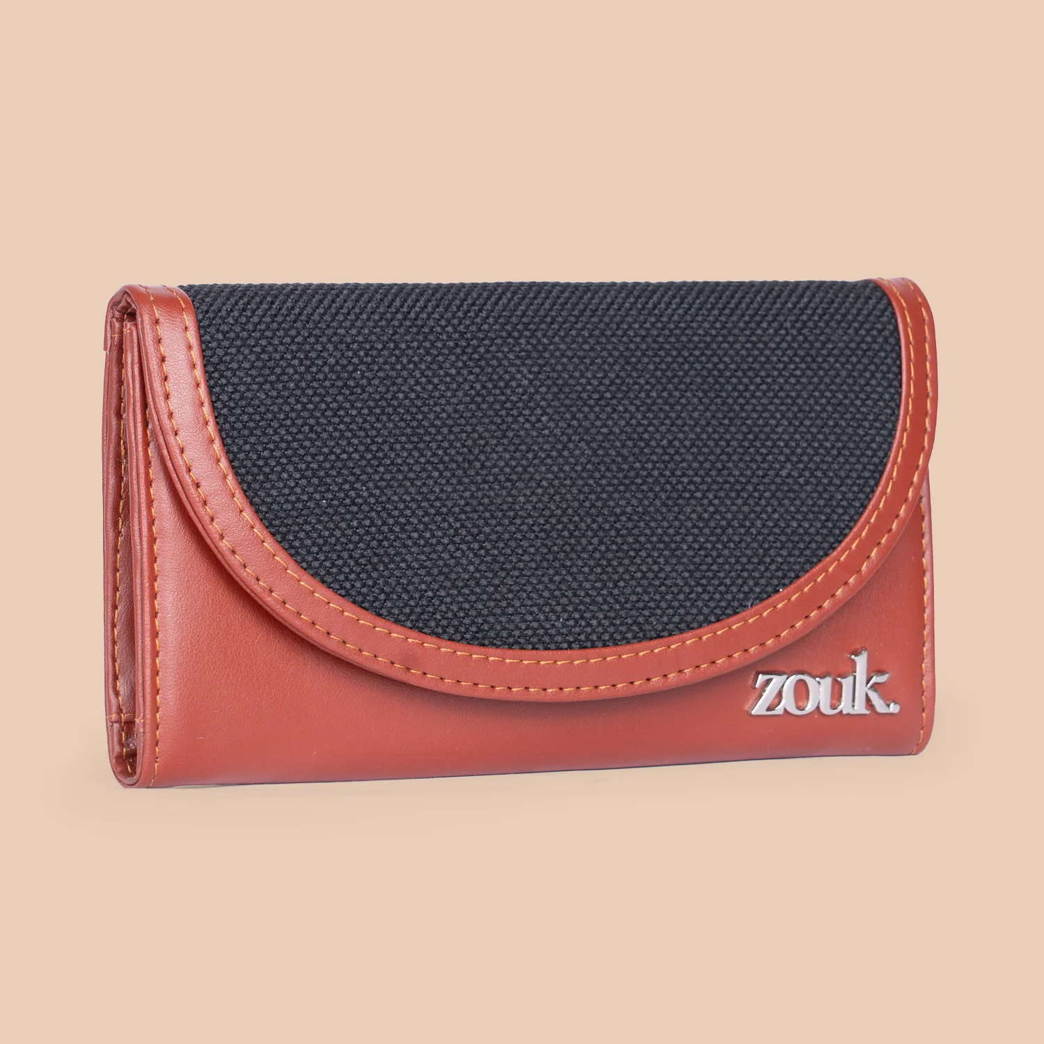 Jet Black Kyra Flap Wallet - Image 2
