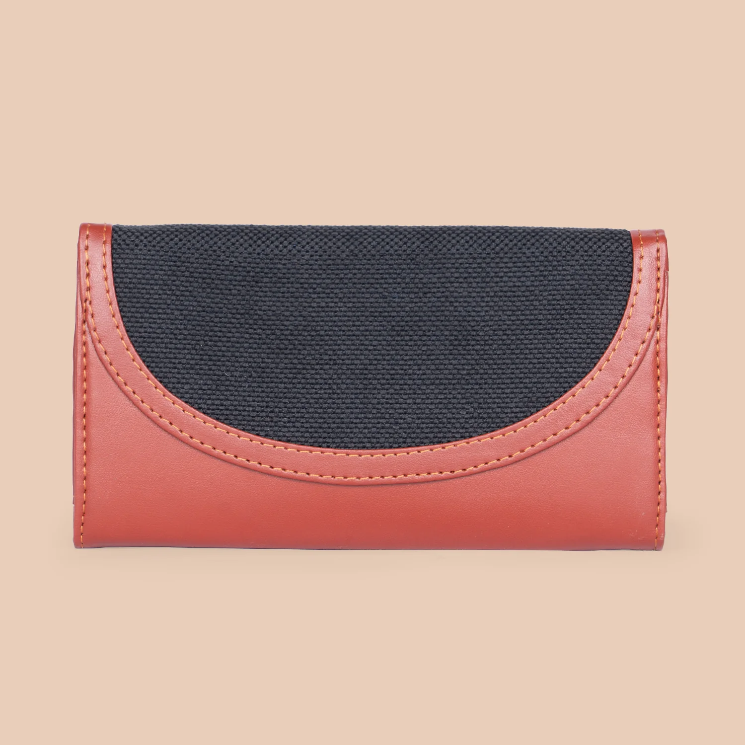 Jet Black Kyra Flap Wallet - Image 4