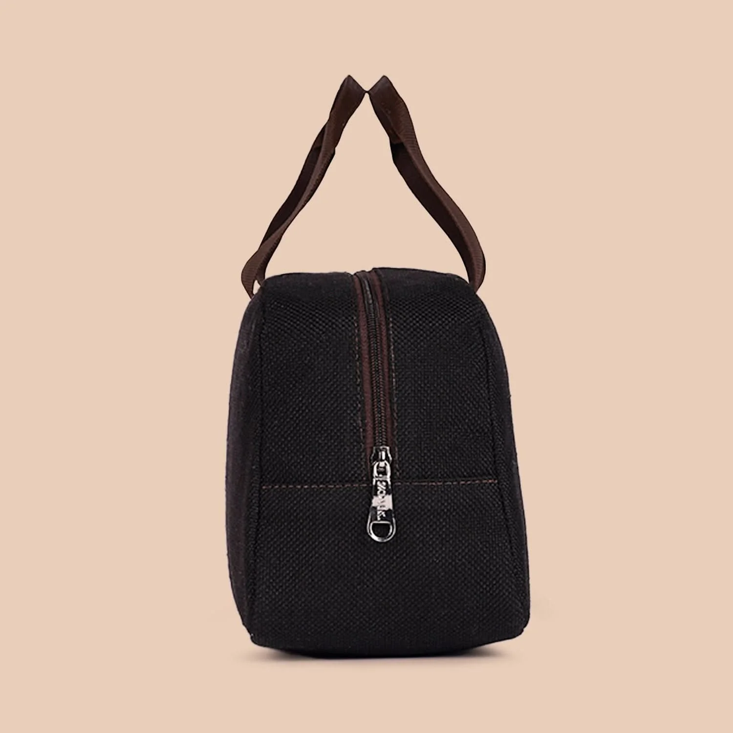 Jet Black Lunch Bag - Image 8