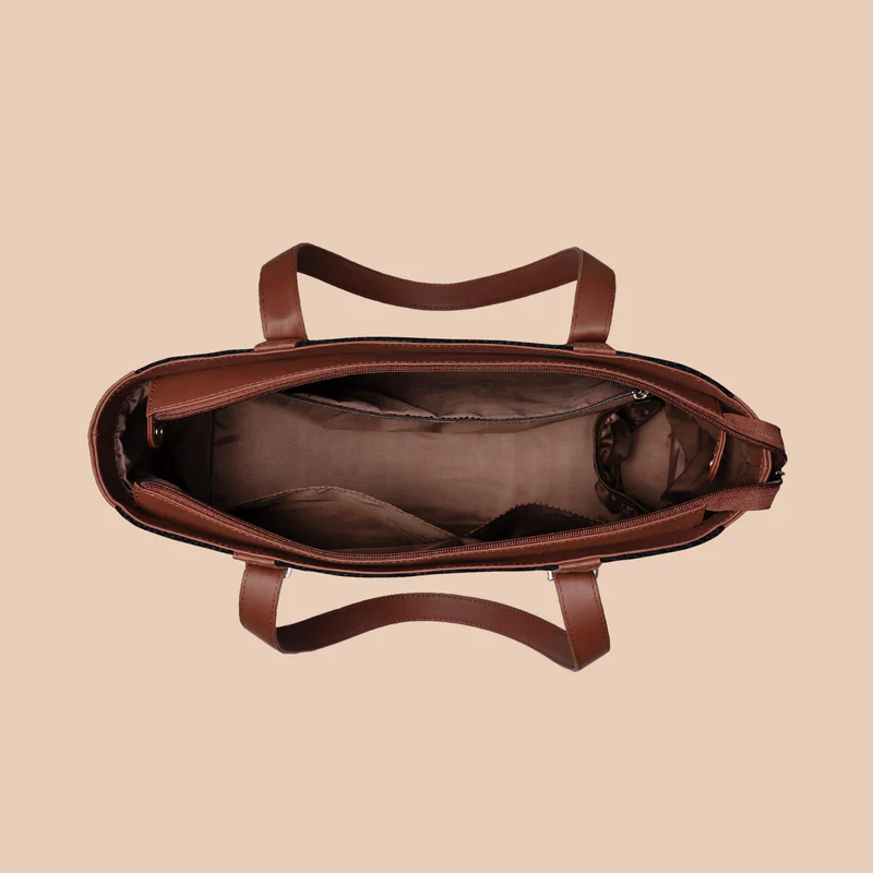 Zouk Jet Black Maya Multitasker Tote Bag - Image 10