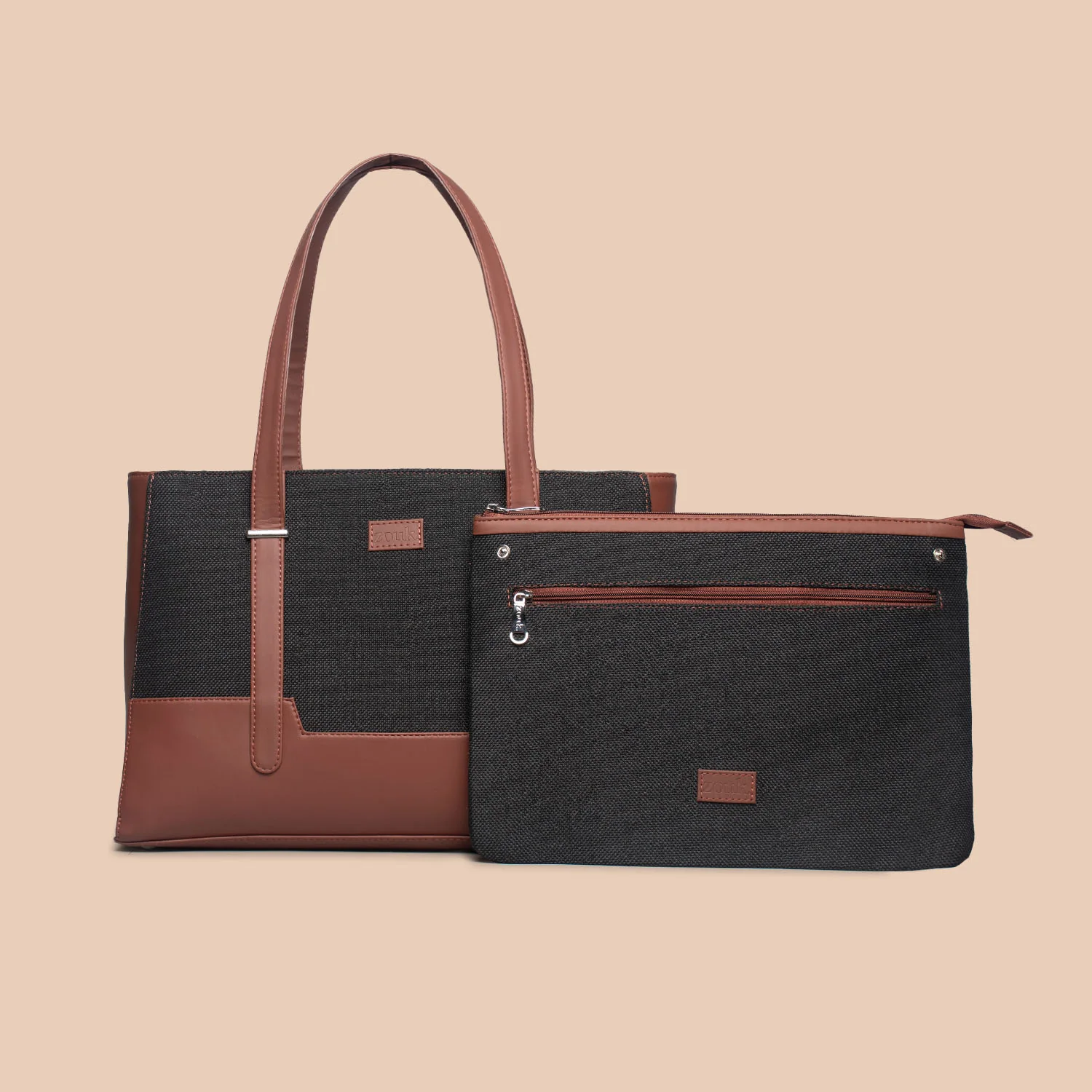 Zouk Jet Black Maya Multitasker Tote Bag - Image 3