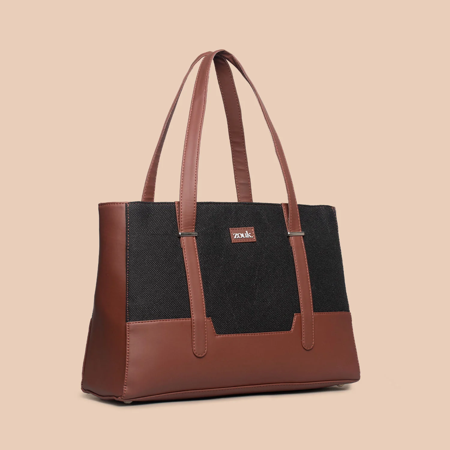 Zouk Jet Black Maya Multitasker Tote Bag - Image 5