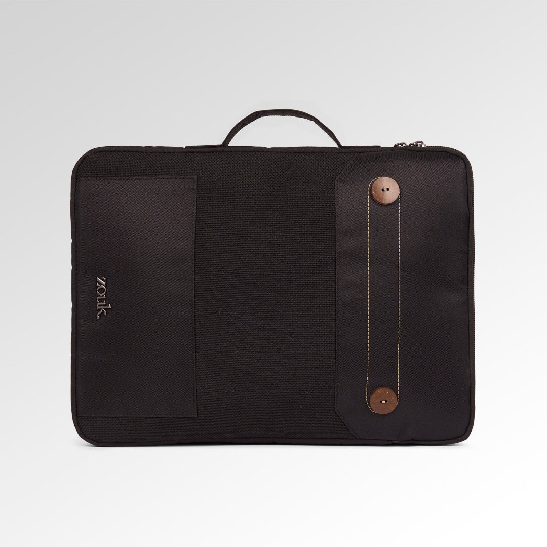 Jet Black Urban Laptop Sleeve - 14inch (Black) - Image 3