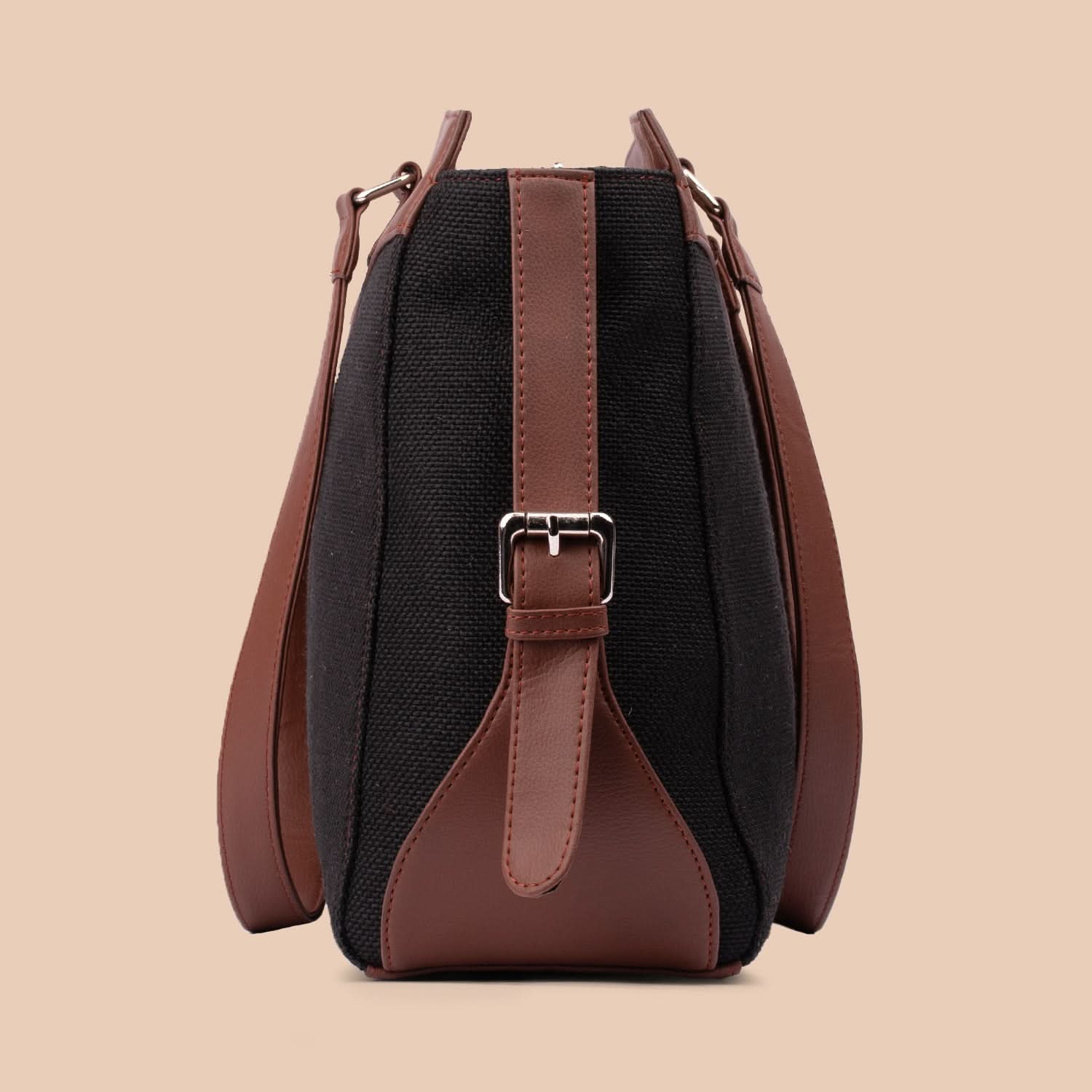 Jet Black Women's Work Bag Brown - Image 8