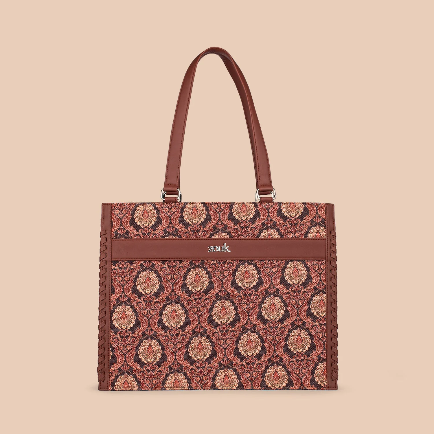 Jodhpur Damask Boardroom Office Bag - Image 3