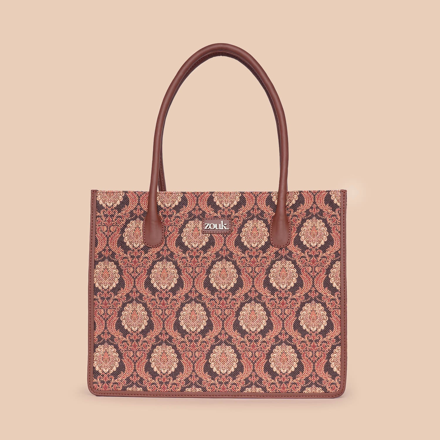 Jodhpur Damask Book Tote - Image 3
