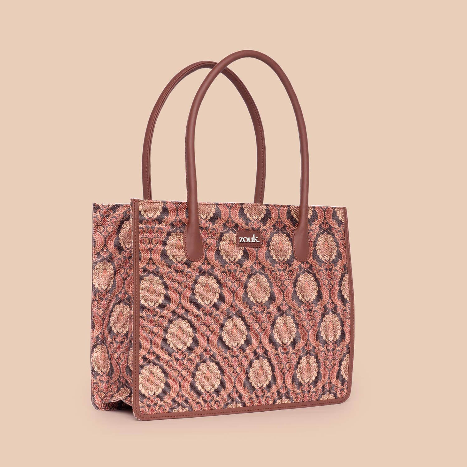 Jodhpur Damask Book Tote - Image 5