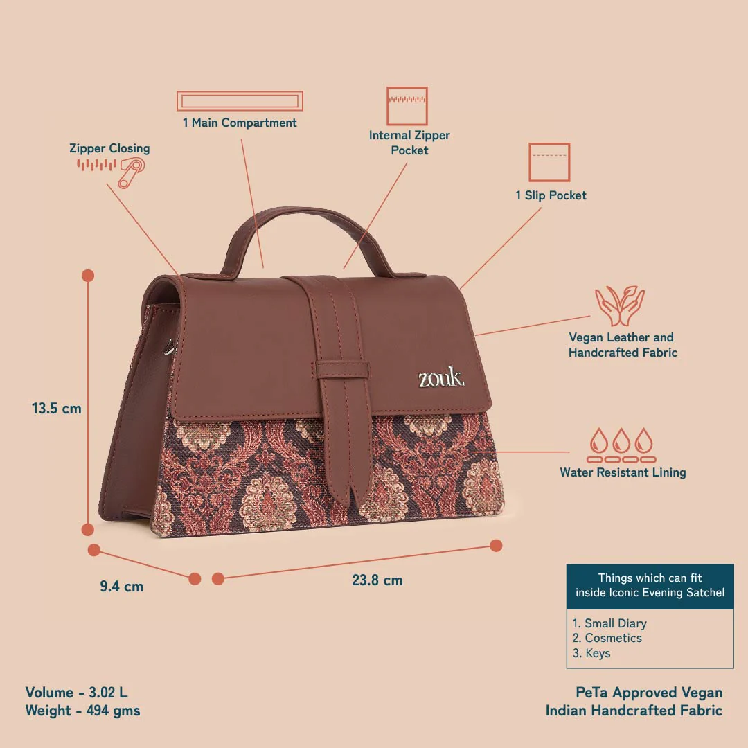 Kriti Sanon - Jodhpur Damask Iconic Evening Satchel - Image 5