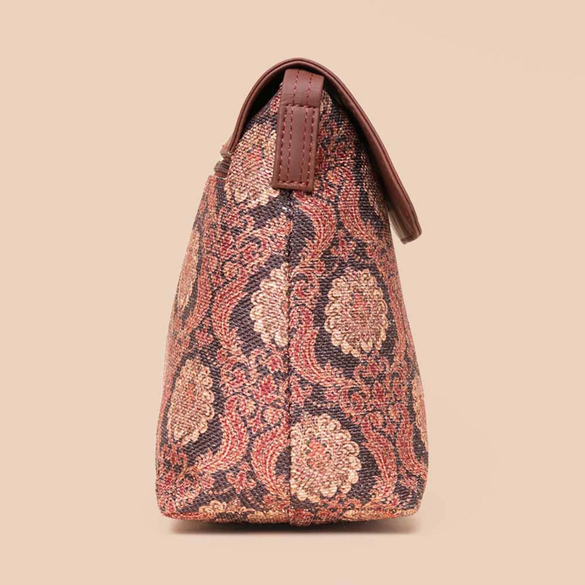 Jodhpur Damask - Luna Handbag & Flap Sling Bag Combo - Image 8