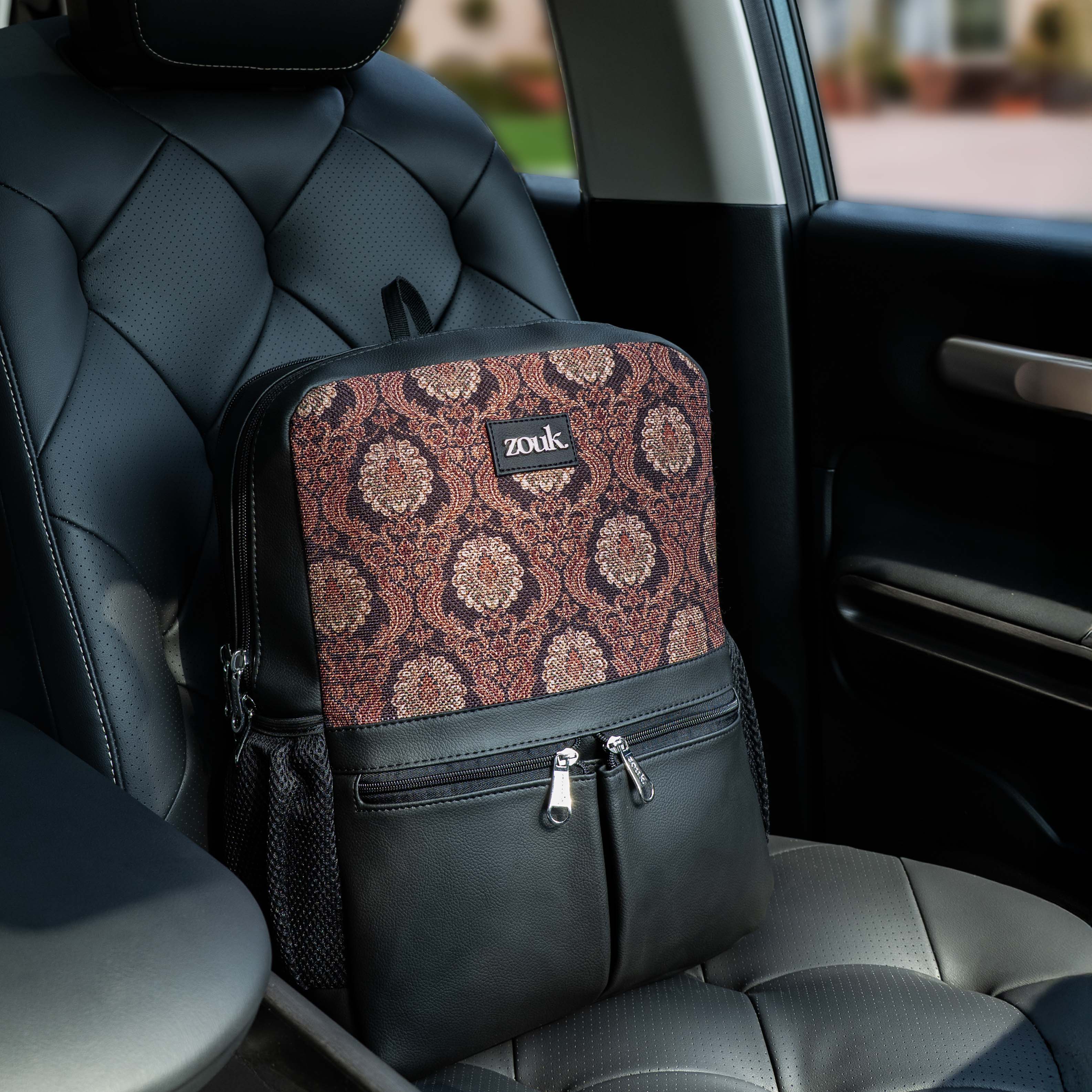 Jodhpur Damask Office Backpack - Image 2