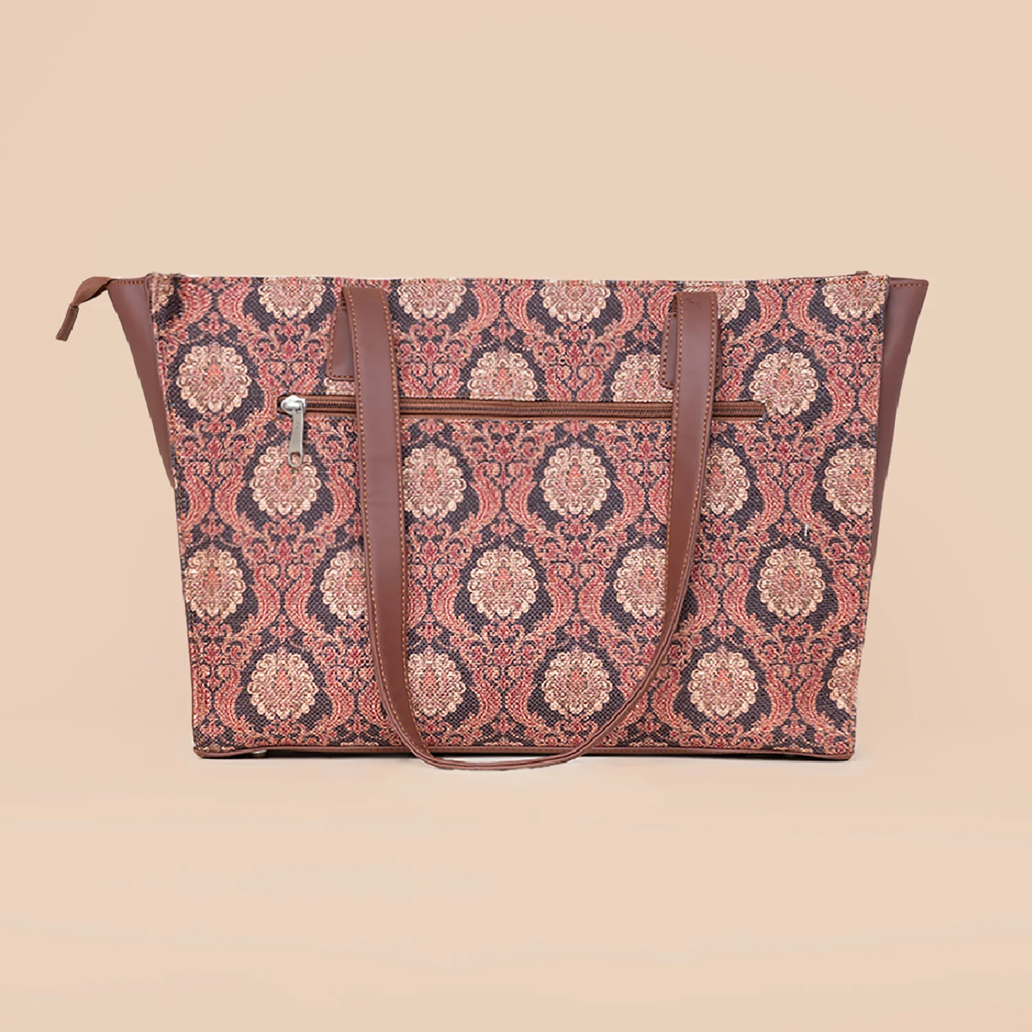 Jodhpur Damask Office Tote Bag - Image 3