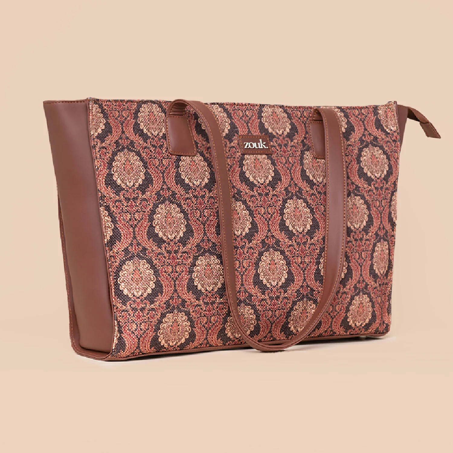 Jodhpur Damask Office Tote Bag - Image 4
