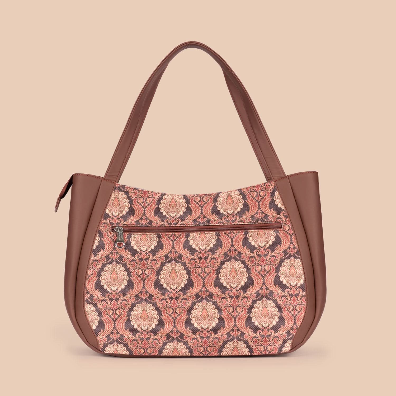 Jodhpur Damask & Paisley Print - Luna Handbag & Flap Sling Bag Combo - Image 3