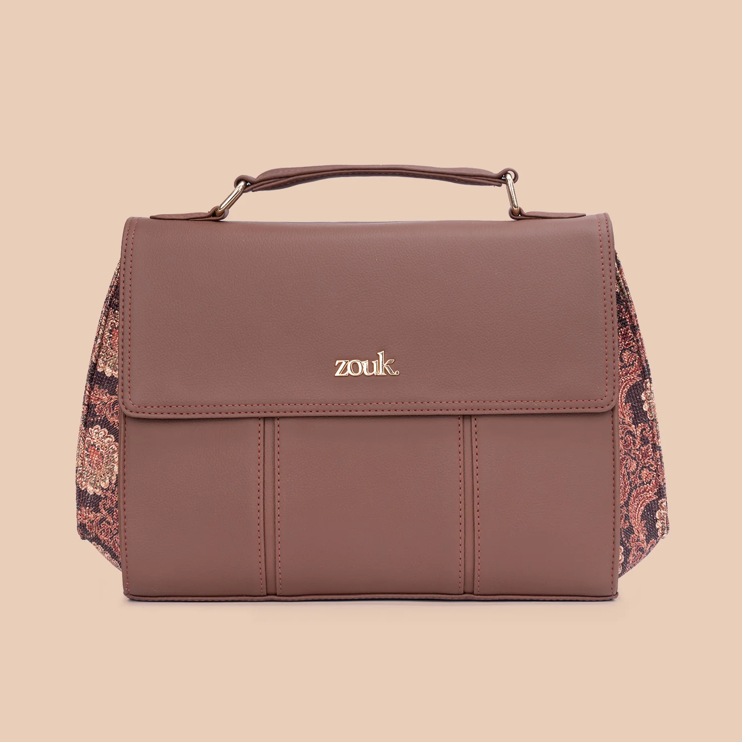 Rhea Kapoor Satchel Bag - Jodhpur Damask - Image 3