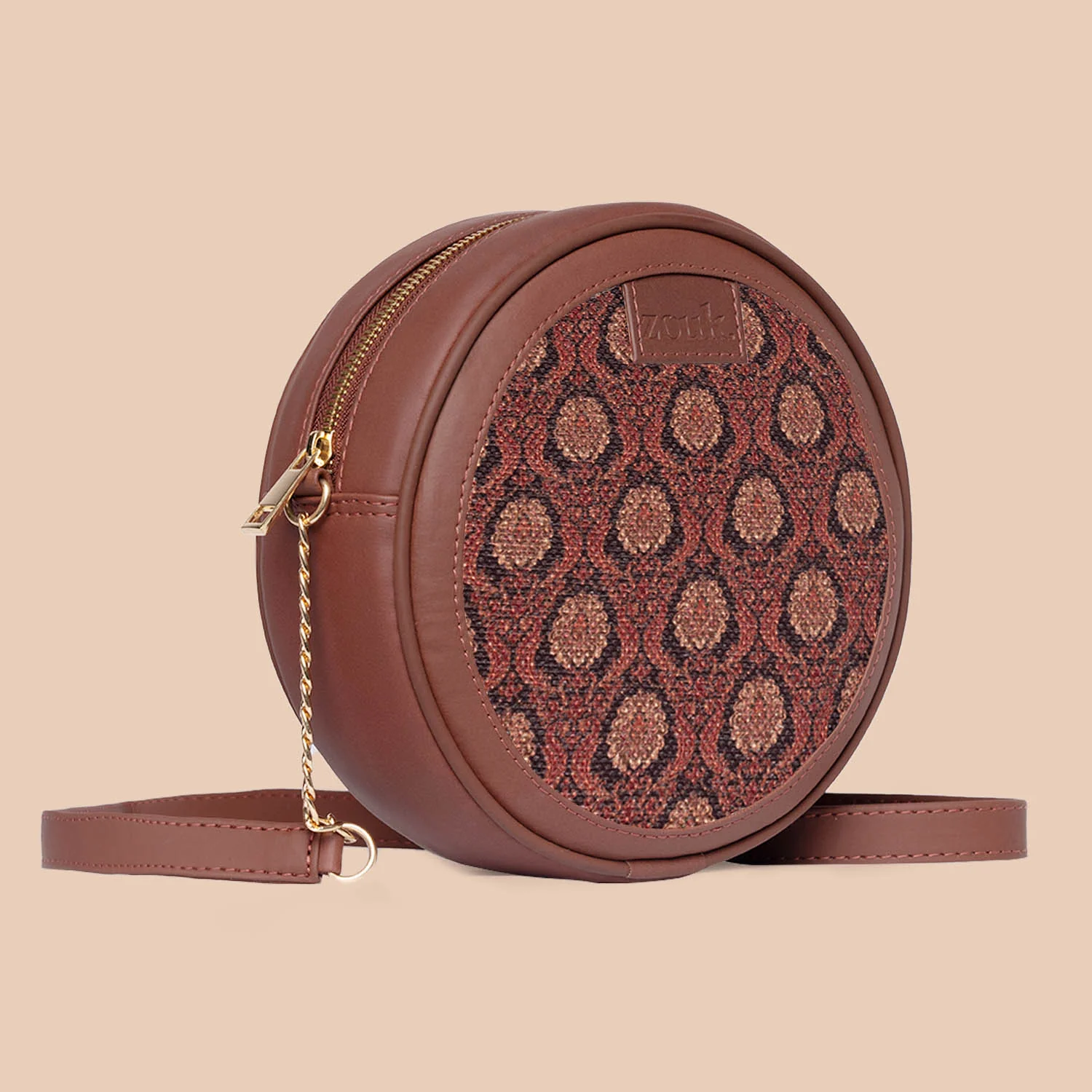 Jodhpur Damask Round Sling Bag - Image 3