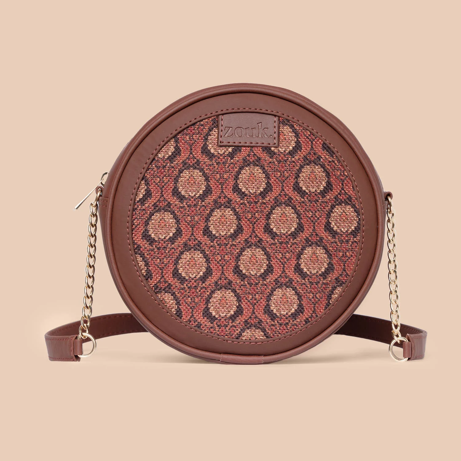 Jodhpur Damask Round Sling Bag - Image 4