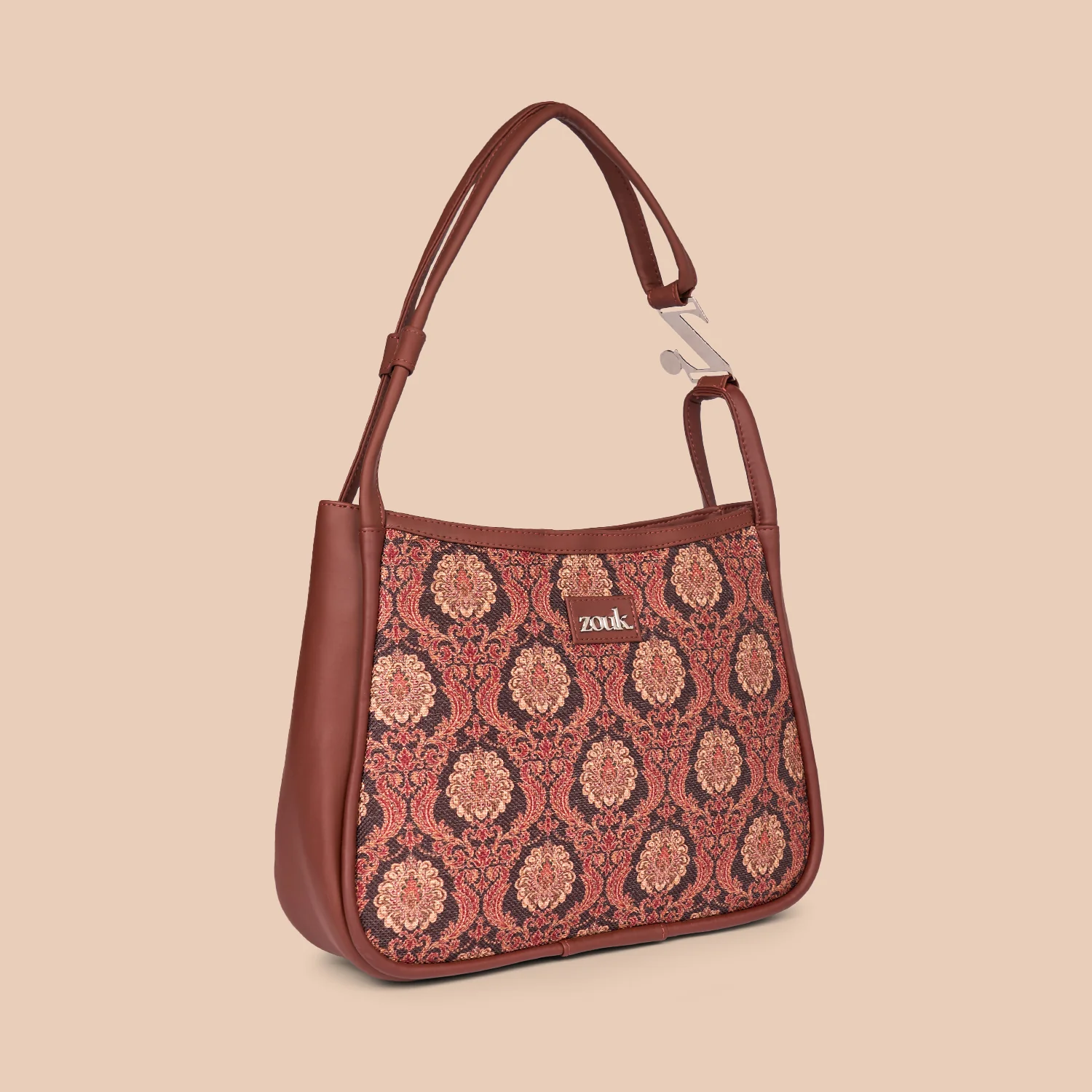 Jodhpur Damask Sleek Shoulder Bag - Image 4