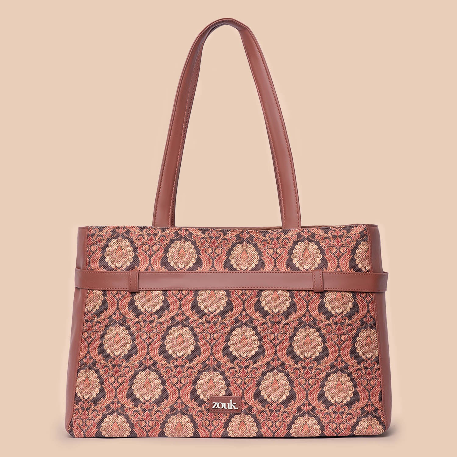 Jodhpur Damask Statement Office Bag - Image 3