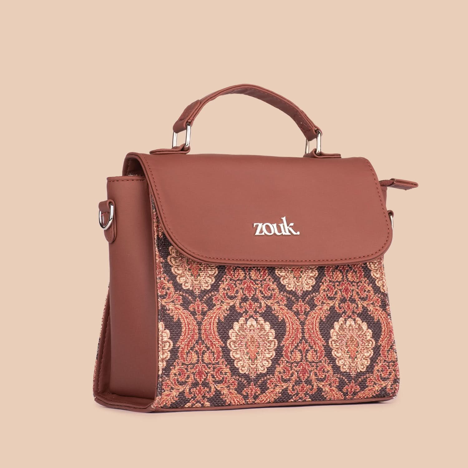 Jodhpur Damask Statement Sling Bag - Image 5
