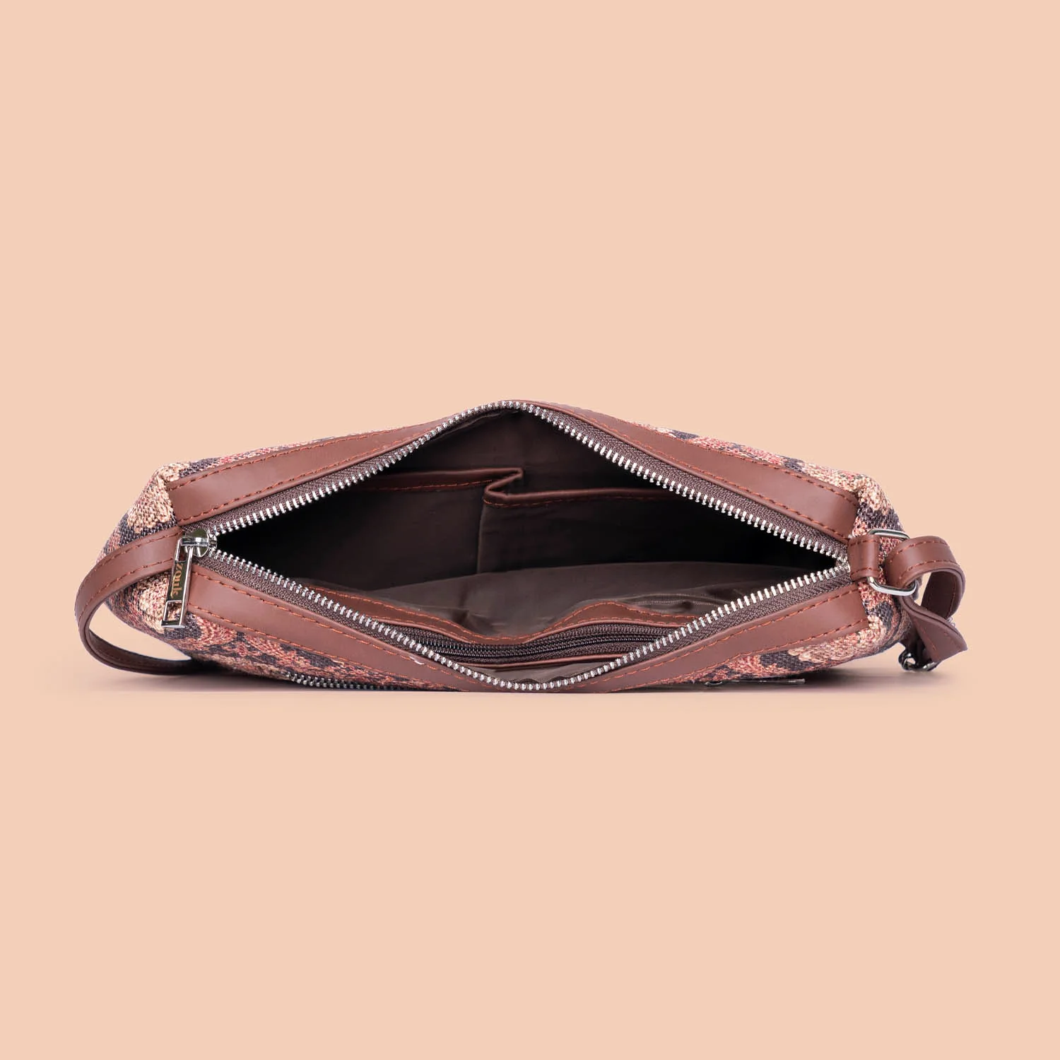 Jodhpur Damask Structured Shoulder Bag - Image 4