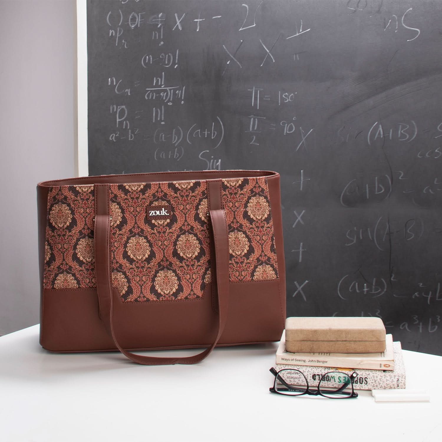 Zouk Jodhpur Damask Maya Multitasker ToteĀ Bag - Image 2