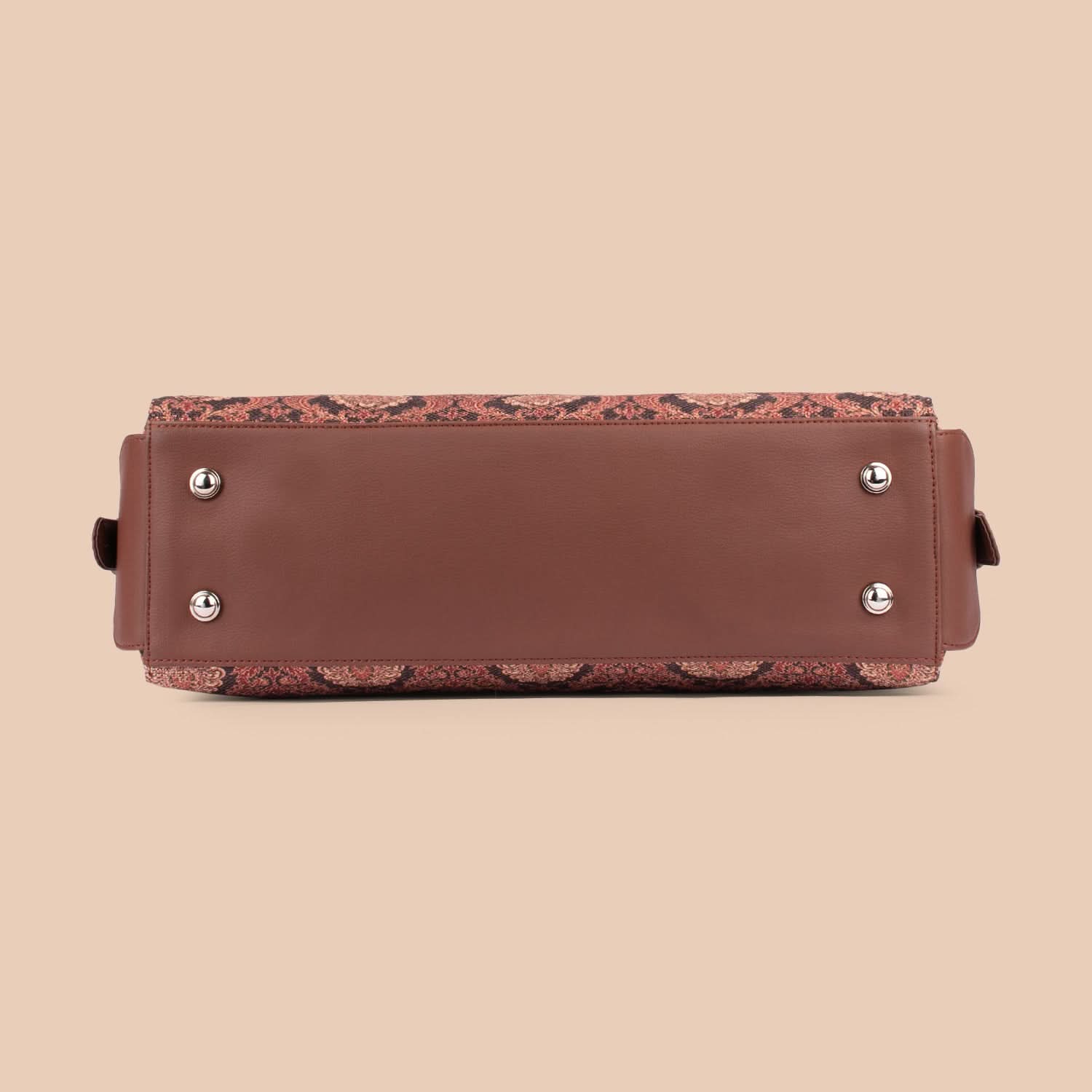 Jodhpur Damask Women's Work Bag Brown - Image 9