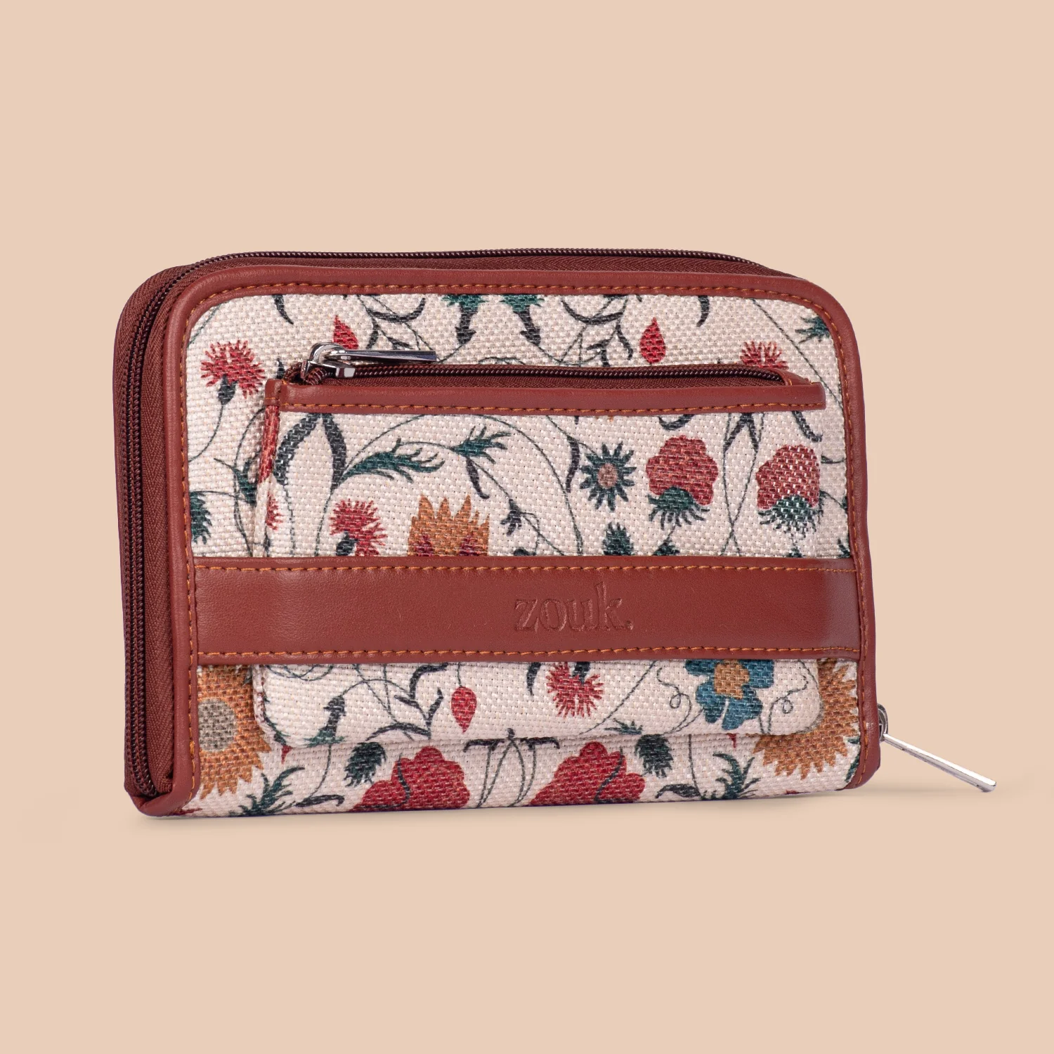Junagarh Florals Classic Zipper Wallet - Image 3