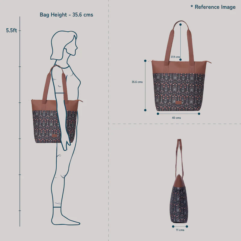 Junagarh Florals Everyday Tote Bag - Image 9