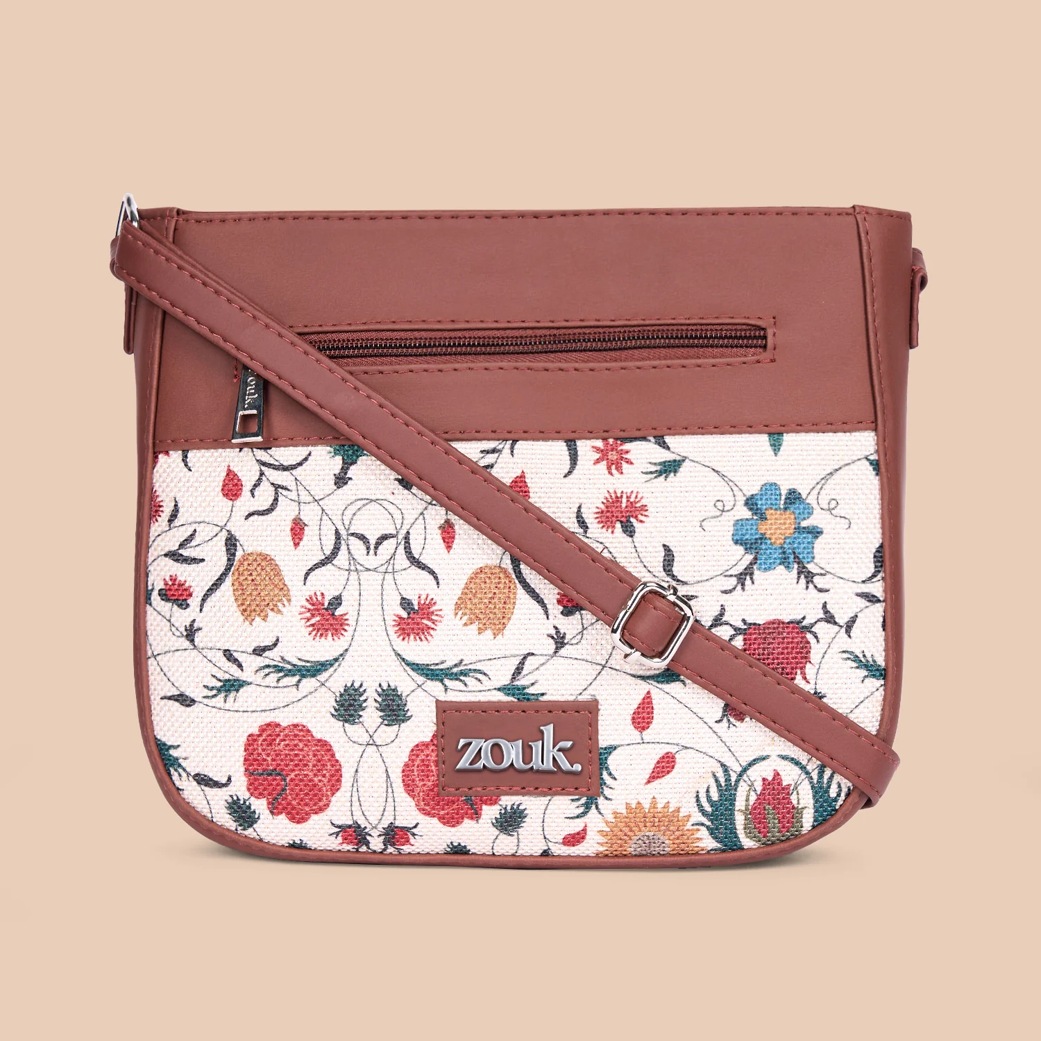 Junagarh Florals U-Shaped Sling Bag - Image 3