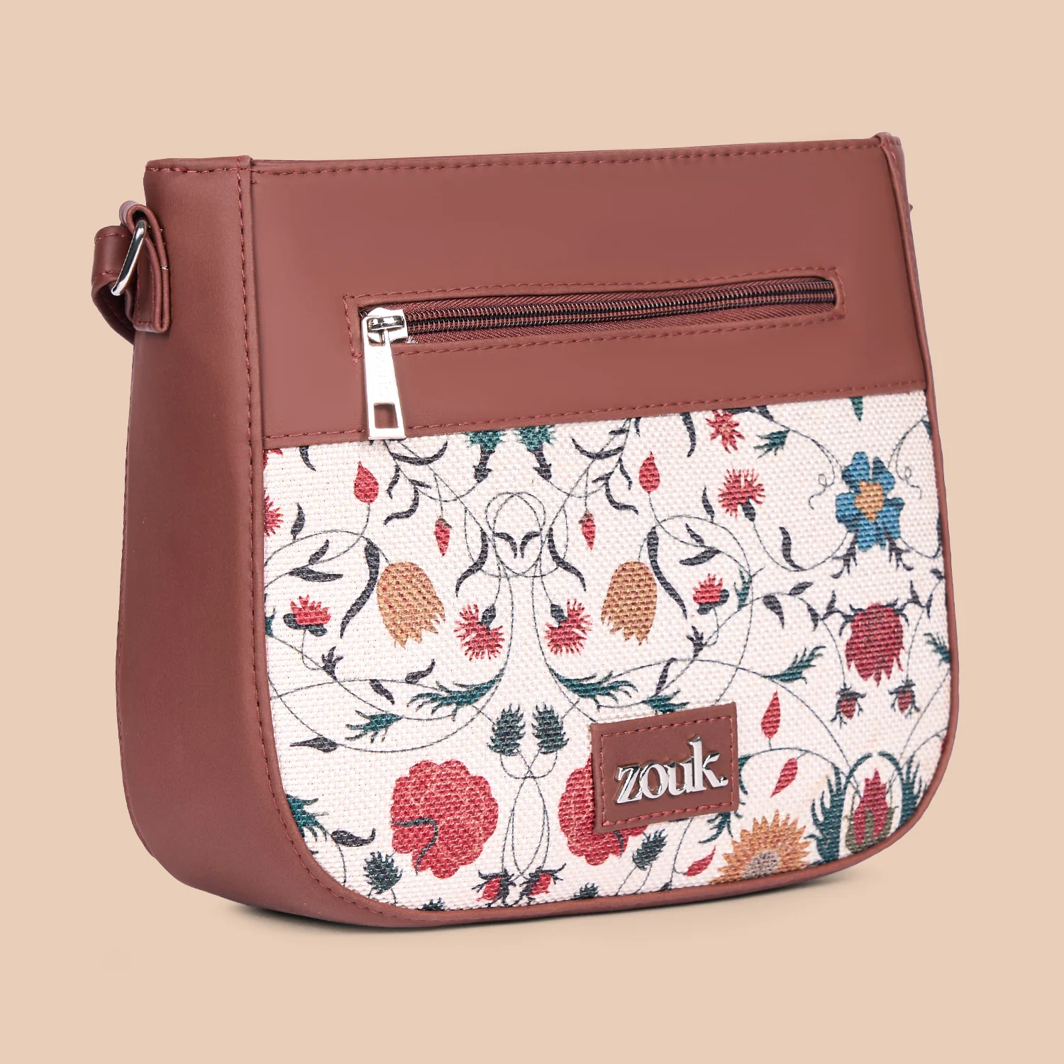 Junagarh Florals U-Shaped Sling Bag - Image 4