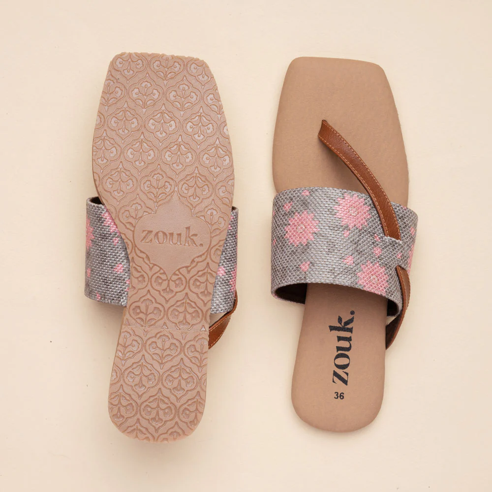 Kadapa Garden Side Toe Flats - Image 2