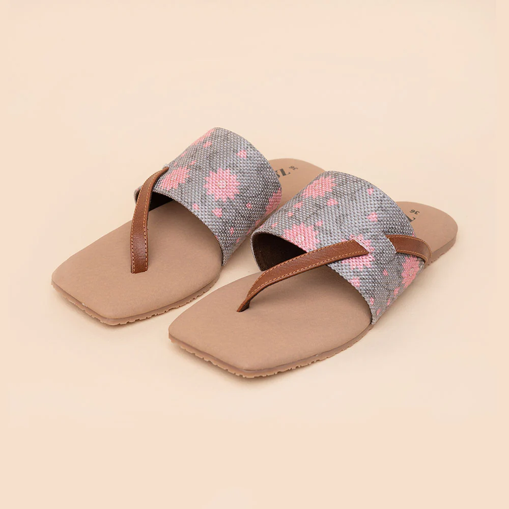 Kadapa Garden Side Toe Flats - Image 4
