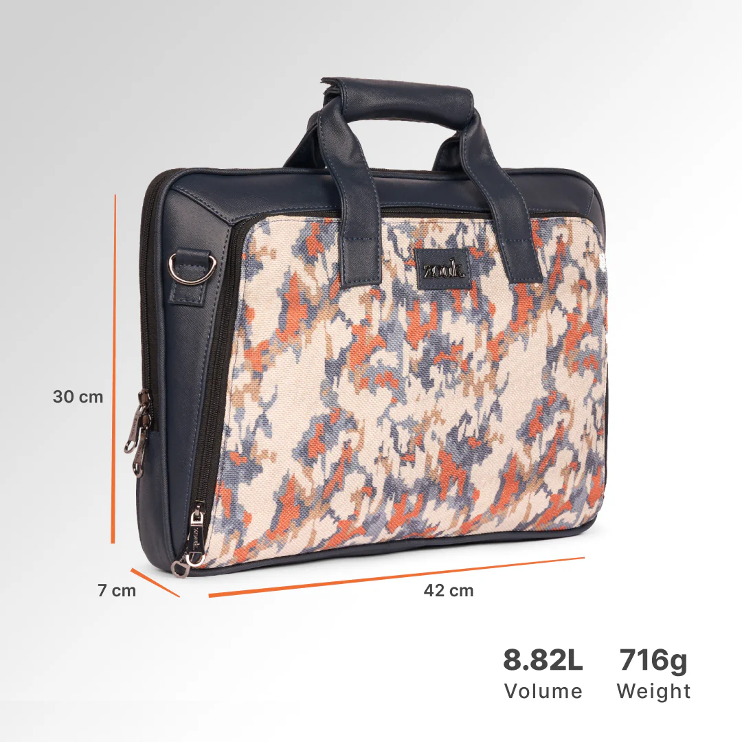 Kasauli Cipher Executive Laptop Bag (Blue) - Image 4
