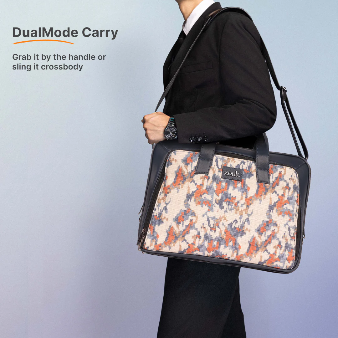 Kasauli Cipher Executive Laptop Bag (Blue) - Image 6