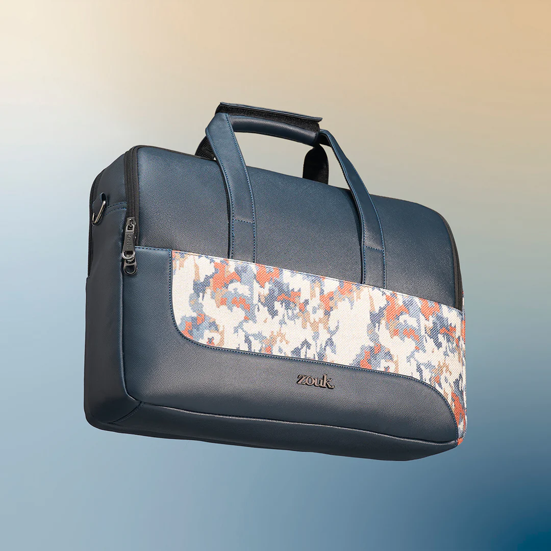 Kasauli Cipher Office Laptop bag (Blue) - Image 2