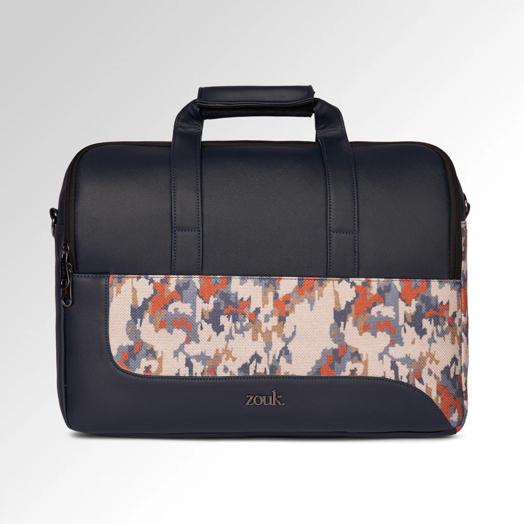 Kasauli Cipher Office Laptop bag (Blue) - Image 3