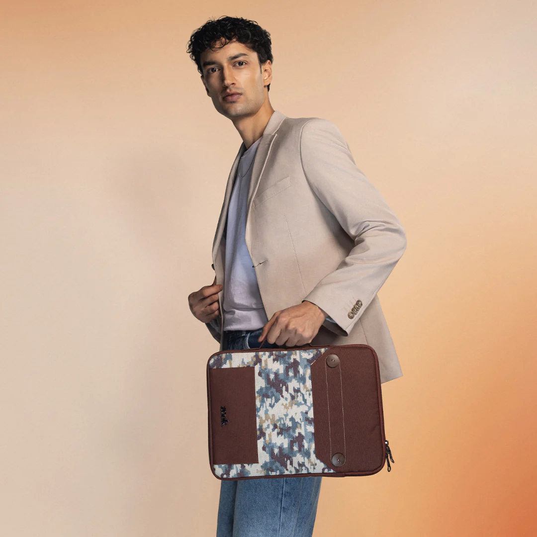 Kasauli Cipher Urban Laptop Sleeve - 14inch (Brown)