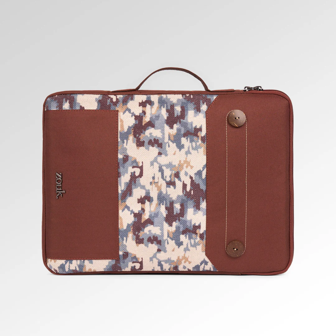 Kasauli Cipher Urban Laptop Sleeve - 15.6inch (Brown) - Image 3