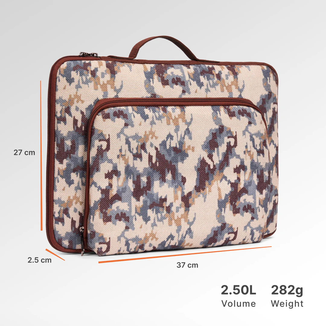 Kasauli Cipher Urban Laptop Sleeve - 15.6inch (Brown) - Image 4