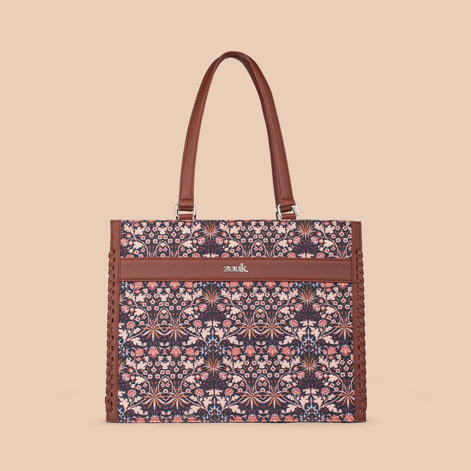 Kashmir Blooms Boardroom Office Bag - Image 2