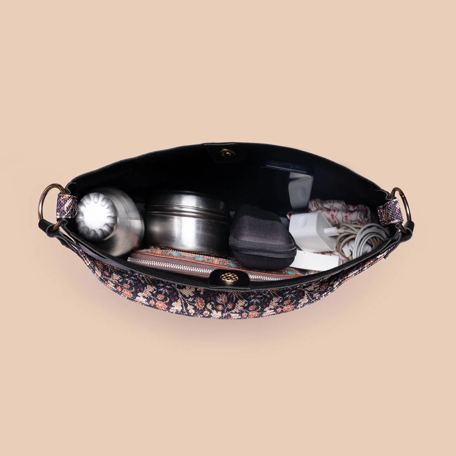 Kashmir Blooms Classic Open Tote - Image 6