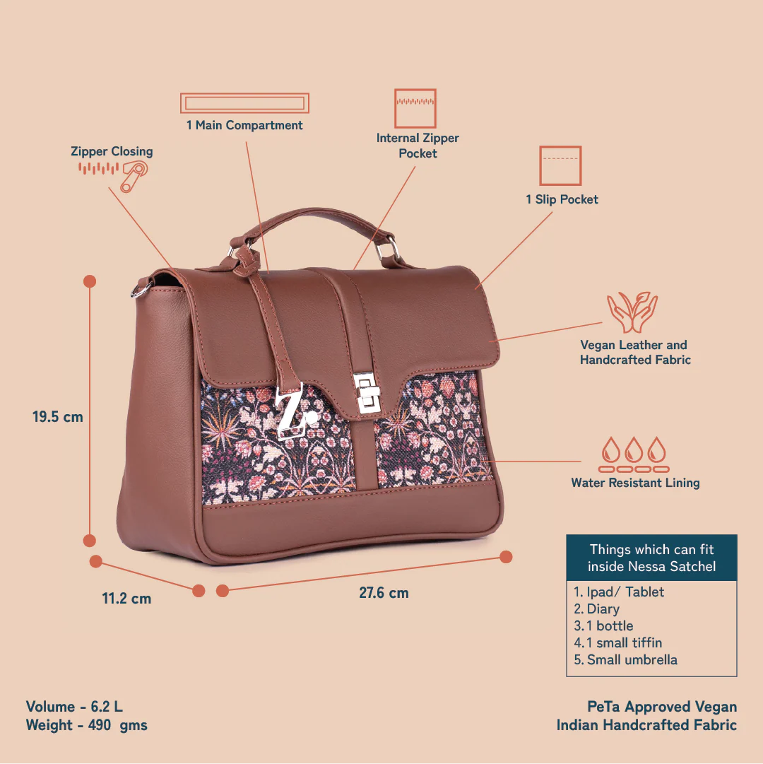 Kriti Sanon - Kashmir Blooms Nessa Satchel - Image 5