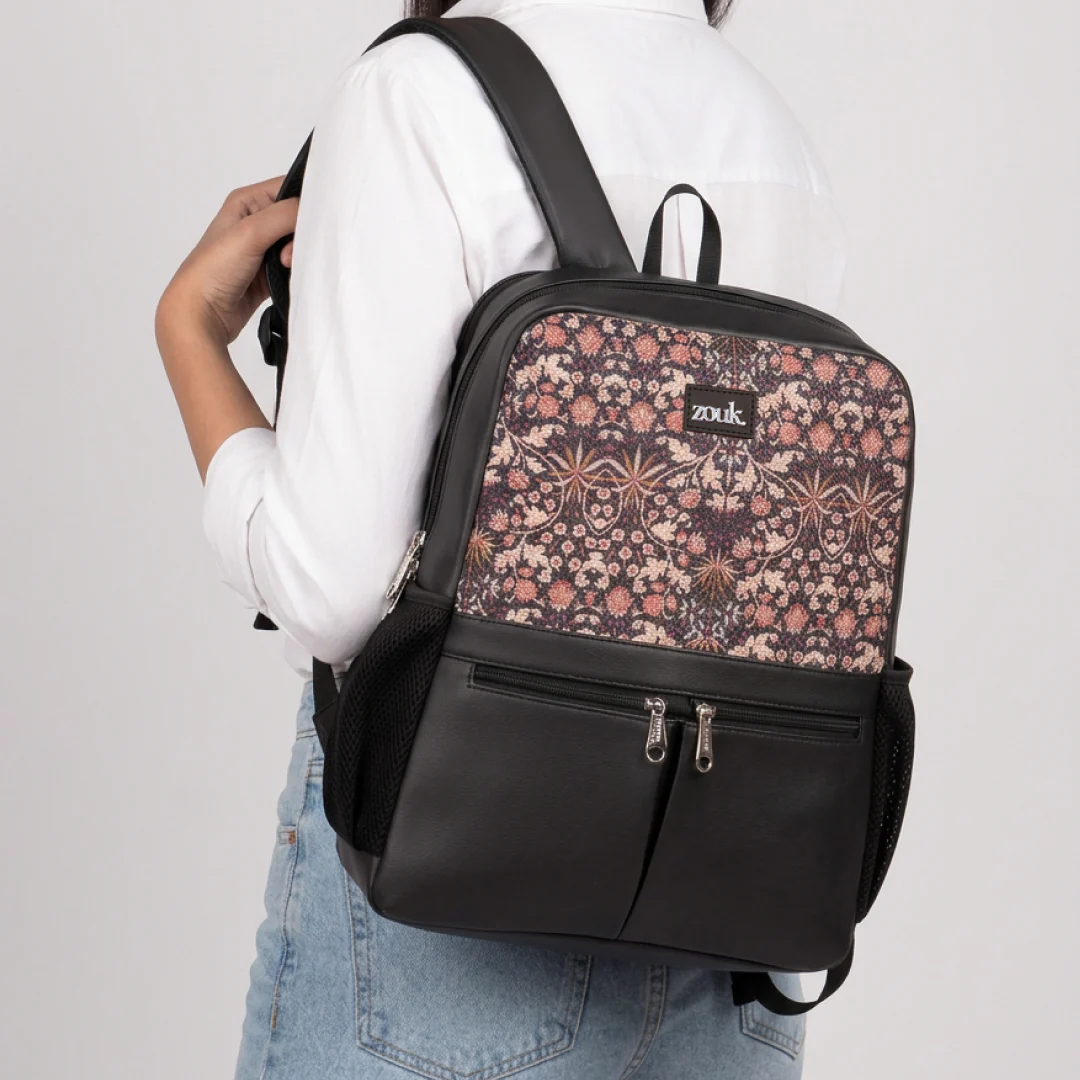 Kashmir Blooms Office Backpack - Image 7