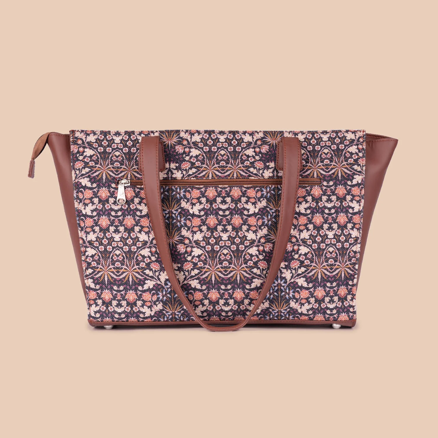 Kashmir Blooms Office Tote Bag - Image 4