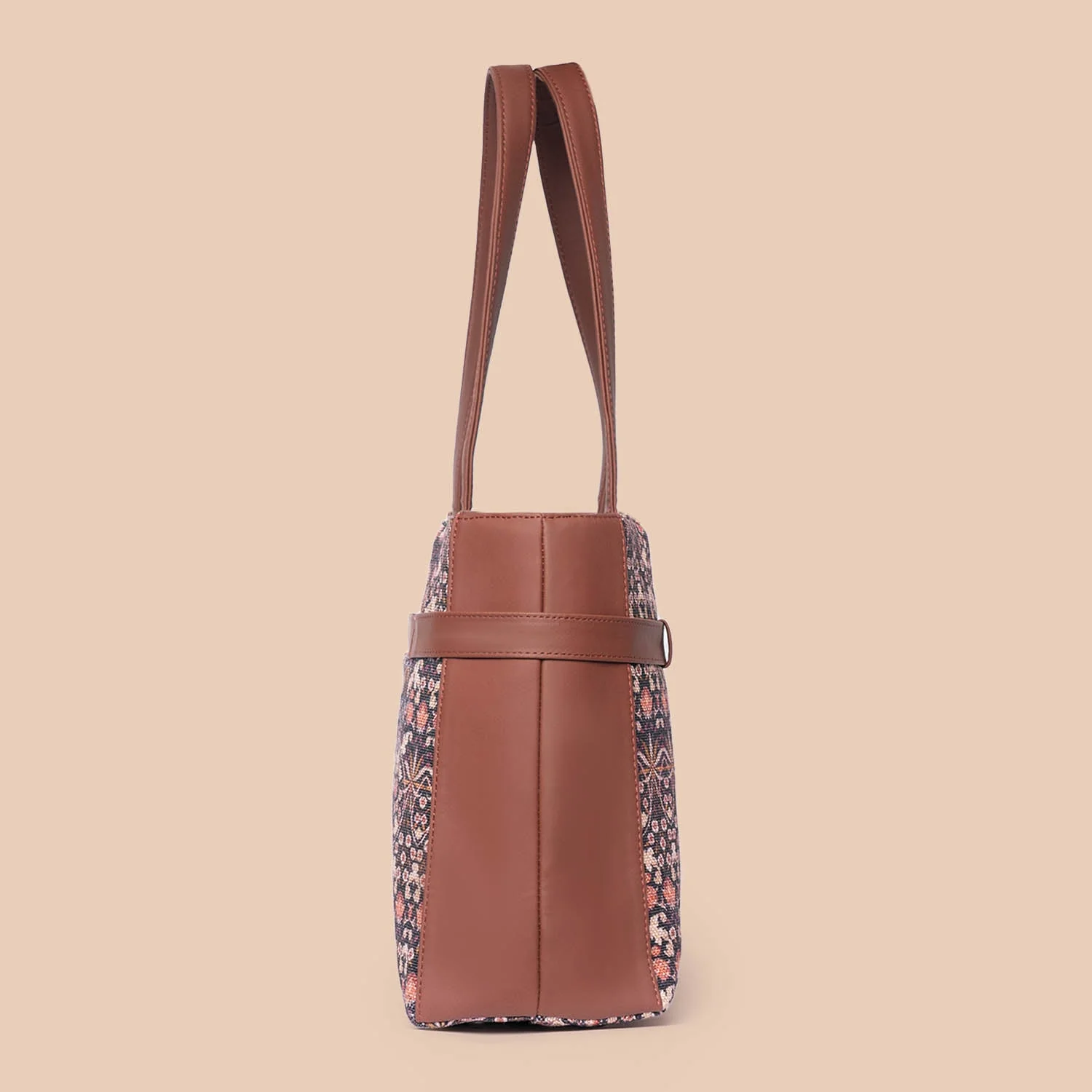 Kashmir Blooms Statement Office Bag - Image 7