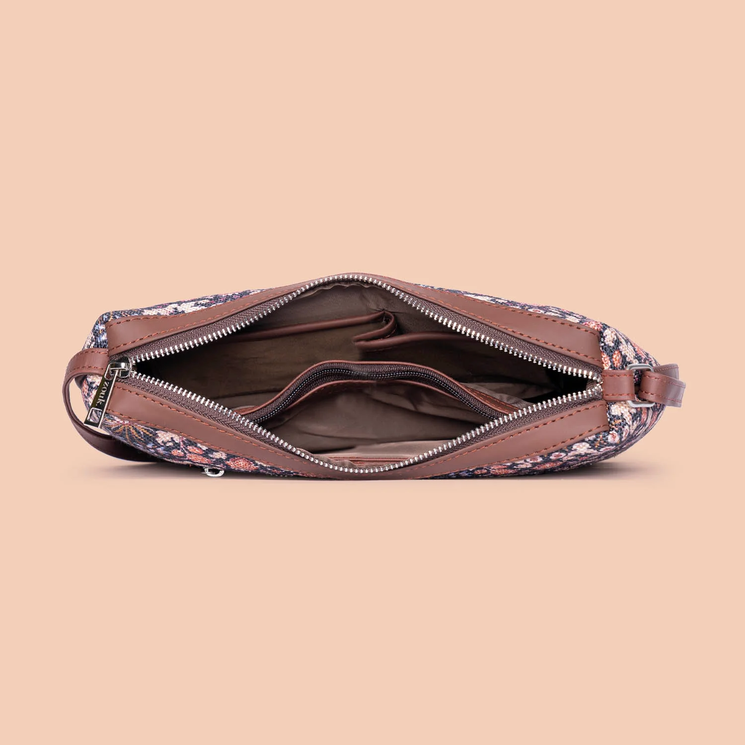 Kashmir Blooms Structured Shoulder Bag - Image 4