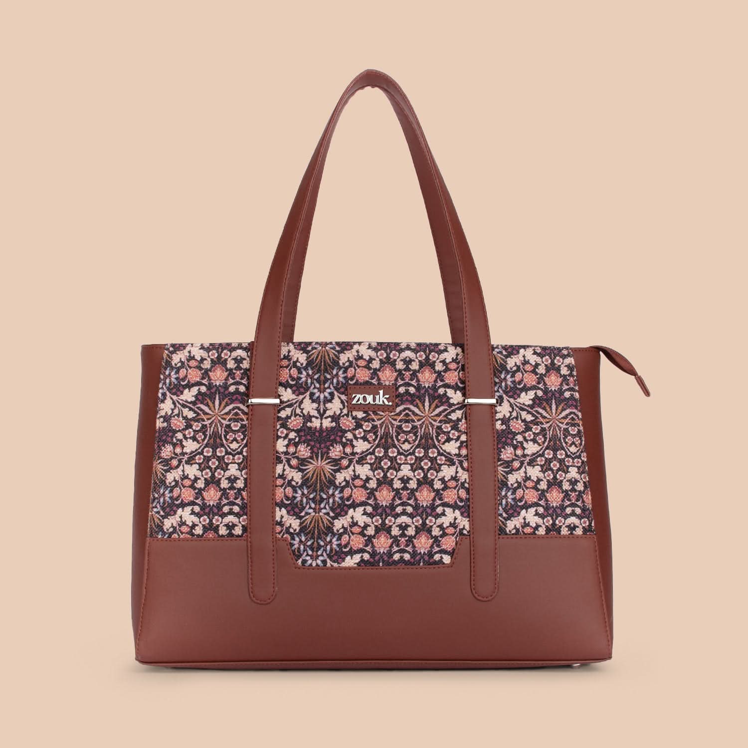 Zouk Kashmir Blooms Maya Multitasker Tote Bag - Image 5